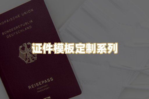 证件模板定制系列